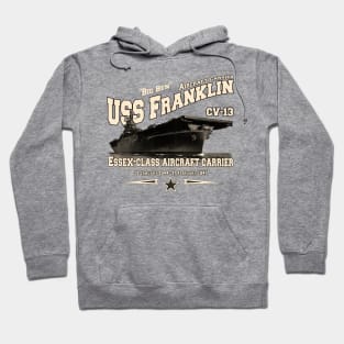 USS FRANKLIN CV-13 aircraft carrier veterans Hoodie